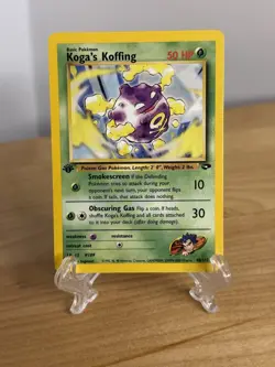 Pokemon 48/132 Koga's Koffing Gym Challenge 1st Edition LP - Image 1