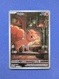Pokemon TCG Vulpix 138/132 Illustration Rare Near Mint Mega Evolutions - Image 1