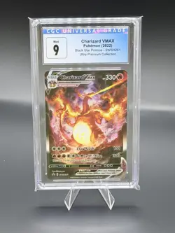 Charizard VMAX CGC 9 SWSH261 Black Star Promo Ultra Premium Collection Pokemon - Image 1