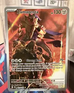 The Pokemon Company Zamazenta Sv10 Destined Rivals 201/182 Illus Rare Holo Eng - Image 1