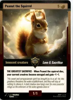 World War Woke - Peanut the Squirrel - First Edition - Image 1