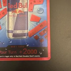 Red Bull Double DON!! 2K Red Foil Promo Card One Piece NM Tournament - Image 3