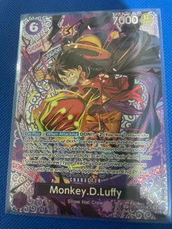 ONE PIECE OP-15 Adventure on KAMI's Island ST26-005 SP Monkey D. Luffy ENGLISH - Image 1