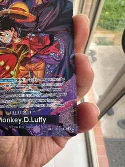 ONE PIECE OP-15 Adventure on KAMI's Island ST26-005 SP Monkey D. Luffy ENGLISH - Image 4
