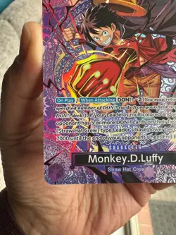 ONE PIECE OP-15 Adventure on KAMI's Island ST26-005 SP Monkey D. Luffy ENGLISH - Image 5