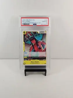 2025 One Piece EN 107 Nico Robin Learn Together Deck Set OP09-107 PSA 10 POP 2 - Image 3