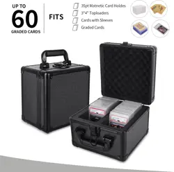 Graded Card Storage Box, PSA Slab Card Case for Graded Cards Sports Cards, Ba... - Image 3