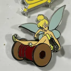 Disney Parks Peter Pan Themed 4 Pack Pin Set On Card - Image 4