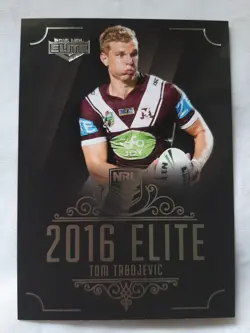 2016 NRL ELITE Base TRADING Card #071 TOM TRBOJEVIC MANLY SEA EAGLES NMT NRL - Image 1