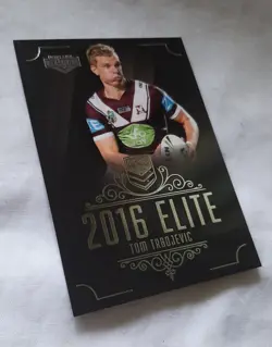 2016 NRL ELITE Base TRADING Card #071 TOM TRBOJEVIC MANLY SEA EAGLES NMT NRL - Image 3