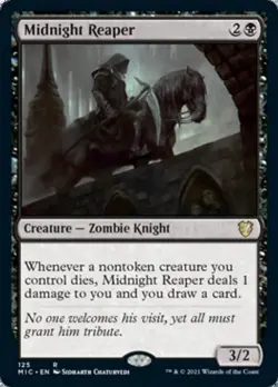 Midnight Reaper - Light Play MTG Commander 2021 Midnight Hunt - Image 1