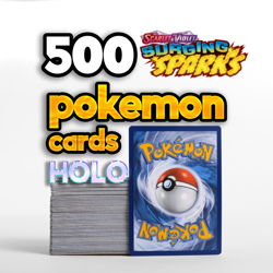 500 All Holo / Reverse Holo Surging Sparks Pokemon Cards - Bulk Lot Pack - Image 1