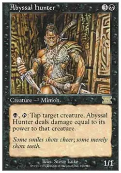 Abyssal Hunter - Light Play MTG Classic 6th Edition - Image 1