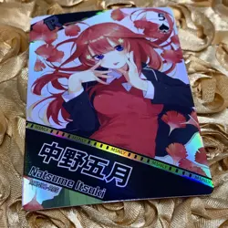 Itsuki Nakano The Quintessential Quintuplets Sexy Anime Waifu Foil R Card - Image 2