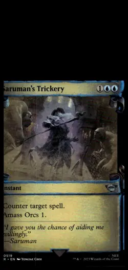 Saruman's Trickery (Showcase Scrolls) #519 - - Image 1