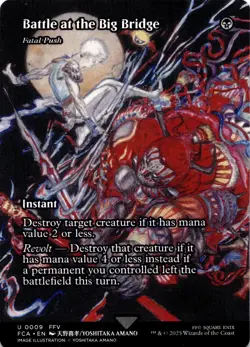 MTG Battle at the Big Bridge - Fatal Push (Showcase) NON-FOIL NM 9 FINAL FANTASY - Image 1
