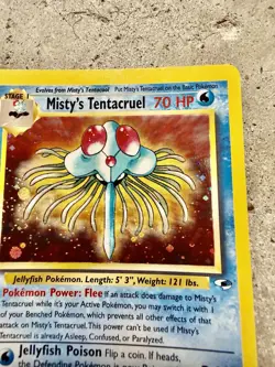 Pokemon TCG Misty’s Tentacruel 10/132 Holo Rare Gym Heroes WOTC 2000 - Image 4