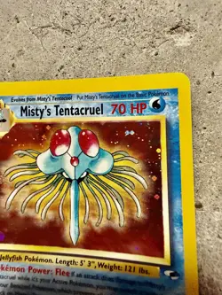 Pokemon TCG Misty’s Tentacruel 10/132 Holo Rare Gym Heroes WOTC 2000 - Image 5