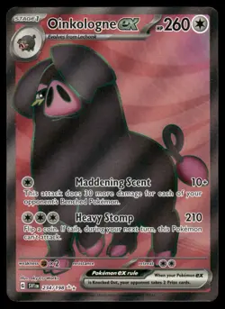 Pokemon Cards Oinkologne ex 234/198 Holo Scarlet & Violet Ultra Rare NM *3 - Image 1