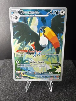 2026 Pokemon TCG- Toucannon - 094/084 - ME05: Pitch Black Illustration Rare NM - Image 1