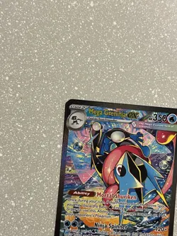 Mega Greninja ex 116/086 Me04: Chaos Rising Special Illustration Rare Pokemon - Image 4