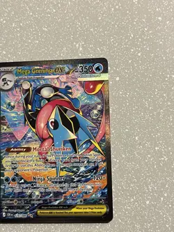 Mega Greninja ex 116/086 Me04: Chaos Rising Special Illustration Rare Pokemon - Image 5