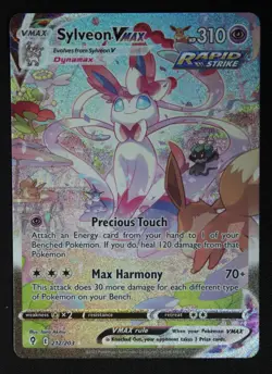 2021 POKEMON SYLVEON VMAX 212/203 ALTERNATE ART EVOLVING SKIES - Image 1