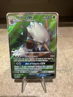 Shiftry GX 152/168 Celestial Storm NM Full Art Ultra Rare Pokemon Card - Image 1