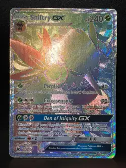 Shiftry GX 169/168 SM Celestial Storm Rainbow Rare Holo Pokemon Card LP - Image 2
