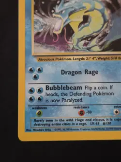 Pokemon TCG Gyrados Base Set 6/102 Holo Rare Vintage Wotc Nm- - Image 2