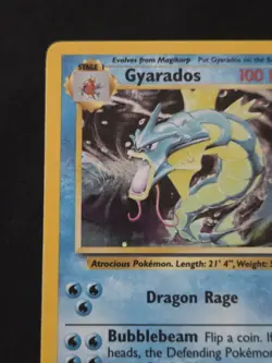Pokemon TCG Gyrados Base Set 6/102 Holo Rare Vintage Wotc Nm- - Image 3
