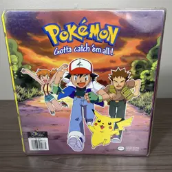 Vintage Nintendo Creatures Game Freak 3 Ring Pokemon Binder 1995-1998 - Image 3