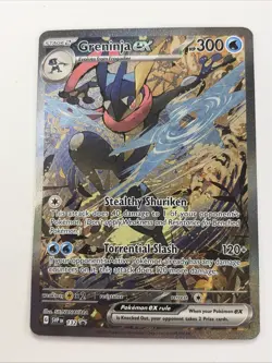 Pokemon Svp EN Black Star 132 Greninja EX Shrouded Fable Special Illustration - Image 1