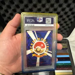 1999 POKEMON JAPANESE #59 BLAINE'S ARCANINE-HOLO PSA 9 FIREBALL 🌀SWIRL🔥 - Image 2
