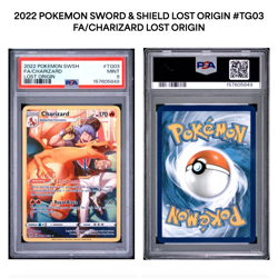 Pokemon TCG Charizard Trainer Gallery TG03/TG30 PSA 9 Lost Origin English Mint - Image 2