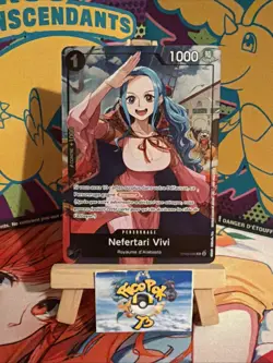 One Piece Card Game Carte Holo Nefeltari Vivi OP05-086 ALT FR - Image 1
