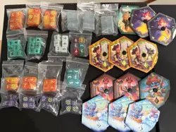 Disney Lorcana Accessories Lot Dice & Lore Counters - Image 1