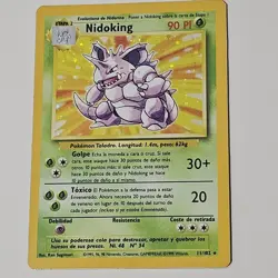Nidoking 011/102 Base Set Holo Spanish TCG Pokemon Trading Card - Image 2
