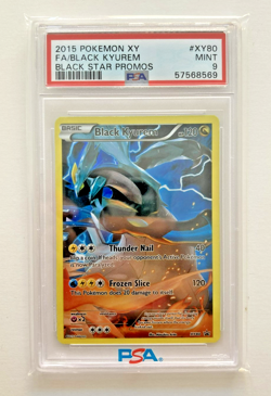 Pokemon Card Black Kyurem Promo XY80 XY Black Star Promos ENG inglese Mint PSA 9 - Image 1