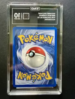 Pokemon Cards: Giovanni’s Machamp 6/132 Gym Challenge: TAG 10 POP 1 Rank 1: WOTC - Image 4