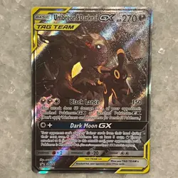 Pokemon TCG Umbreon & Darkrai GX Black Star Promo Card #SM241 Near Mint - Image 1