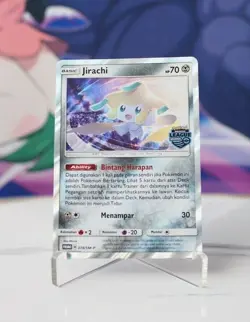 Jirachi 078/SM-P Pokemon Card Indonesia Exclusive Promo Regional League NM-MT - Image 1