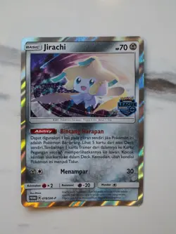 Jirachi 078/SM-P Pokemon Card Indonesia Exclusive Promo Regional League NM-MT - Image 2