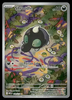 Pokemon Cards Shroodle 149/132 Mega Evolution Illustration Rare NM *2 - Image 1