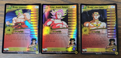 DBZ Dragon Ball Z Broly BR 1, 2, 3 - Gold Foil Set of 3 Cards Limited Movie 8 - Image 1