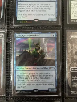 MTG Loki, God of Mischief Limited Promo FOIL MagicCon - Image 1