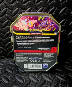 Pokemon TCG: Mega Moonlit Tin Mega Clefable ex New Sealed - Image 2