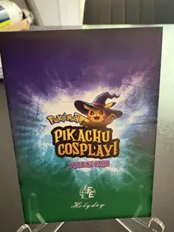 Pokemon Pikachu Cosplay! Pikachu Game of Thrones E21 Holiday Foil Card EN - Image 2