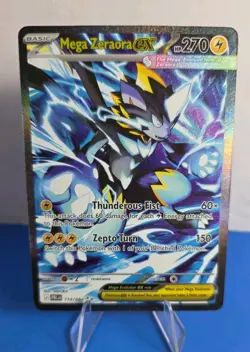 Pokemon Mega Zeraora ex Secret Illustration Rare 114/084 Pitch Black Near Mint - Image 1
