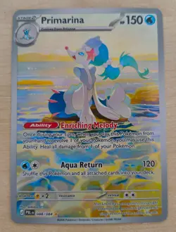 Primarina 088/084 Pitch Black Illustration Rare Holo English Pokemon TCG - Image 1